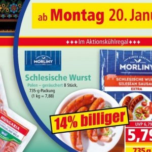 Wurst bei Norma