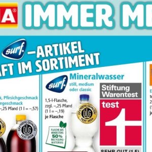 Mineralwasser bei Norma