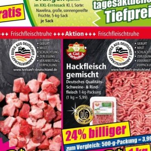 Hackfleisch bei Norma