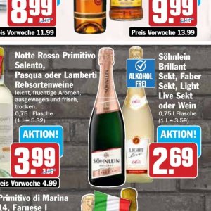 Sekt bei Hit