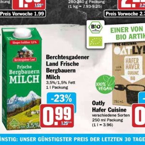 Milch bei Hit