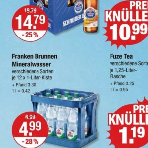 Mineralwasser bei V-Markt