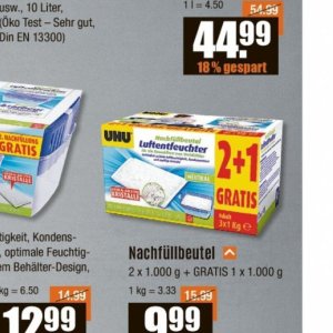 Luftentfeuchter bei V-Baumarkt