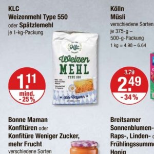 Mehl bei V-Markt