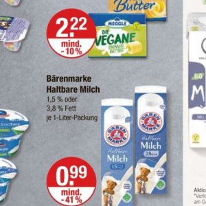 Milch bei V-Markt