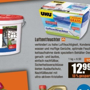 Luftentfeuchter bei V-Baumarkt