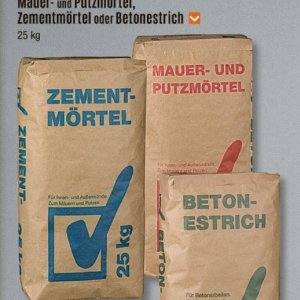 Zement bei V-Baumarkt