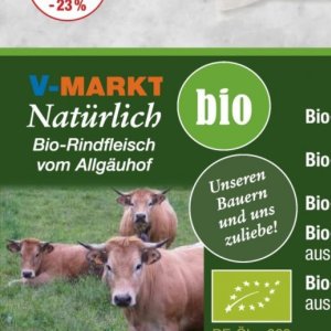 Rindfleisch bei V-Markt