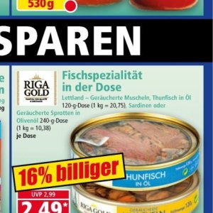 Thunfisch bei Norma