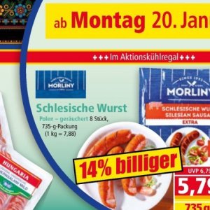 Wurst bei Norma