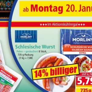 Wurst bei Norma