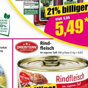 Rindfleisch bei Norma