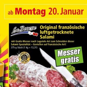 Salami bei Norma