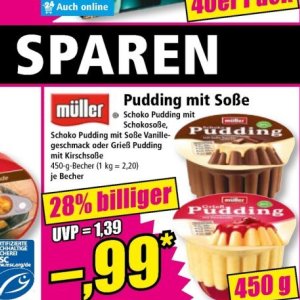 Pudding bei Norma