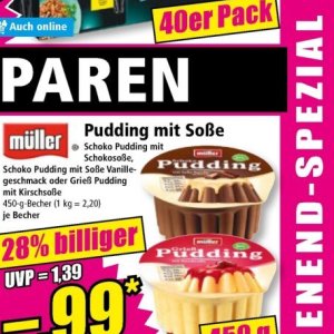 Pudding bei Norma