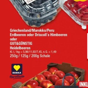 Erdbeeren bei Elli Markt