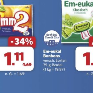 Bonbons bei Combi