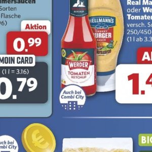 Ketchup bei Combi