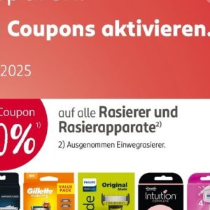 Rasierer bei Rossmann