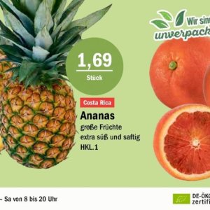 Ananas bei Aktiv Irma