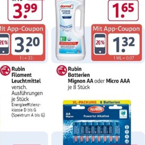 Batterien bei Rossmann