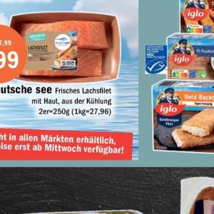 Lachsfilet bei Aktiv Irma