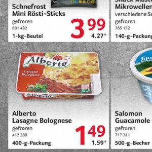 Lasagne bei Selgros