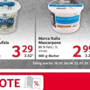 Mascarpone bei Selgros