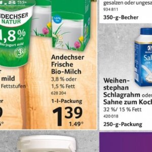 Milch bei Selgros