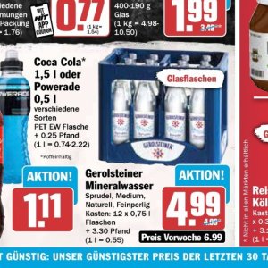 Mineralwasser bei Hit