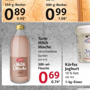 Milch bei Selgros