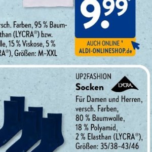 Socken bei Aldi SÜD