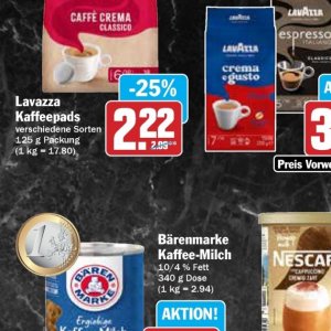 Kaffeepads bei Hit