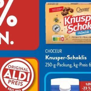 Schokolade bei Aldi SÜD