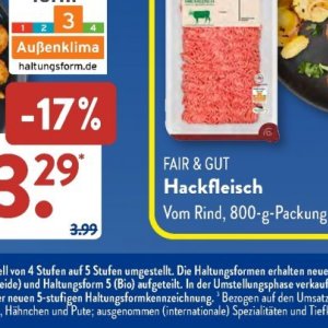 Hackfleisch bei Aldi SÜD