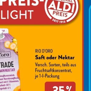 Säfte bei Aldi SÜD