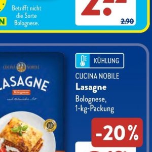 Lasagne bei Aldi SÜD