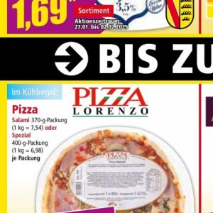 Pizza bei Norma