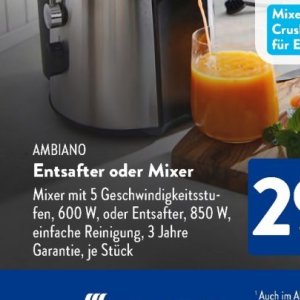 Mixer bei Aldi SÜD