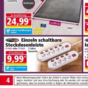 Steckdosenleiste bei Norma