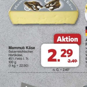 Käse bei Famila Nord West