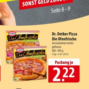 Pizza bei Famila Nord Ost