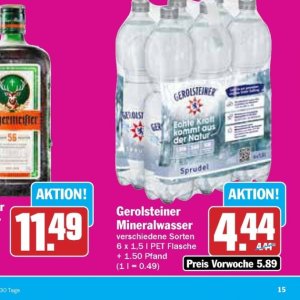 Mineralwasser bei AEZ