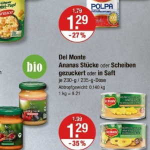 Ananas bei V-Markt