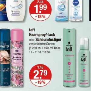 Schaumfestiger bei V-Markt