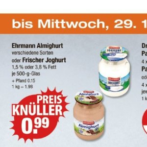 Joghurt ehrmann ehrmann bei V-Markt