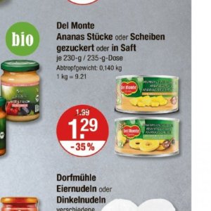 Ananas bei V-Markt