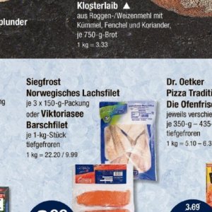 Lachsfilet bei V-Markt