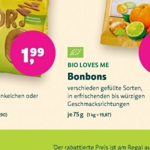 Bonbons bei BioMarkt