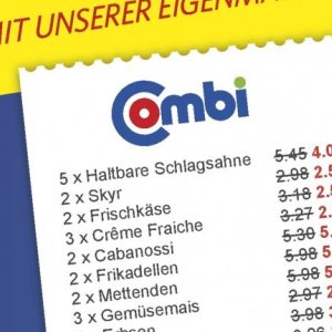 Schlagsahne bei Combi